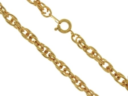 CHAIN NECKLACE ROPE GOLD 5 MM X 18 IN (DOZ) Online now