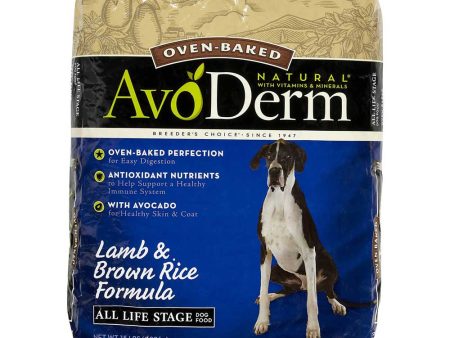 Avoderm Natural Oven-Baked Lamb & Brown Rice Dry Dog Food 2kg Online