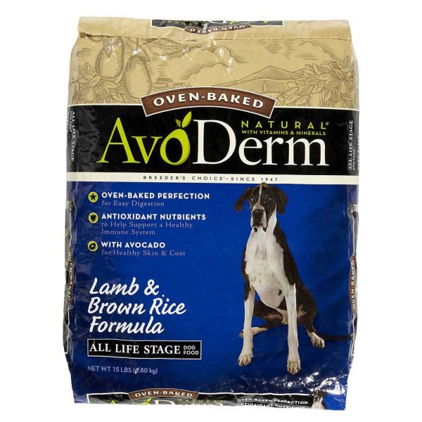 Avoderm Natural Oven-Baked Lamb & Brown Rice Dry Dog Food 2kg Online