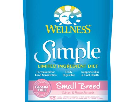 20% OFF: Wellness Simple Grain-Free Small Breed Salmon & Potato Adult Dry Dog Food 4.5lb Sale