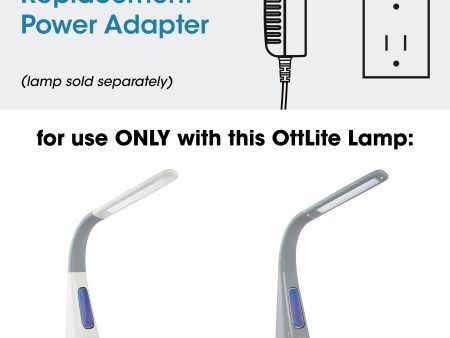 Adapter for OttLite Cool Breeze LED Fan Lamp Supply