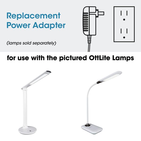 Adapter for OttLite Emerge and Enhance Sanitizing Lamps, and Good Housekeeping Sanitizing Desk Lamp with USB Charging Online Hot Sale