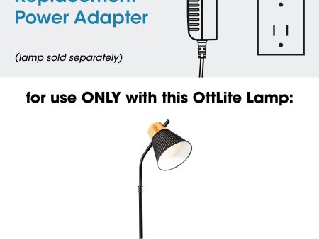 Adapter for OttLite Wireless Charging LED Table Lamp Supply