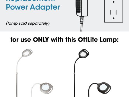 Adapter for OttLite 2-in-1 LED Magnifier Floor and Table Light Online Hot Sale