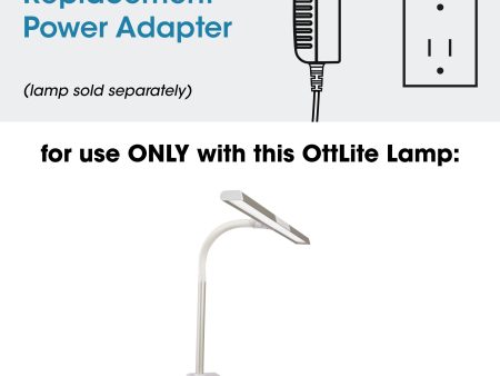 Adapter for OttLite Perform and Extra Wide Area LED Clamp Lamp on Sale