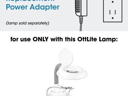 Adapter for OttLite LED Ultimate Magnifier and Storage Station on Sale