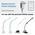 Adapter for OttLite Creative Curves with USB and Swivel LED Desk Lamp with USB Charging and Stand Hot on Sale